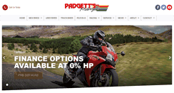 Desktop Screenshot of padgettsmotorcycles.com